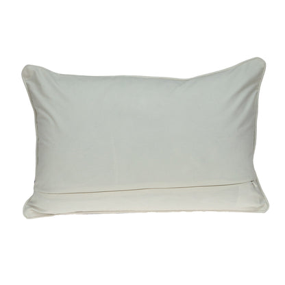 12" X 20" Blue Cotton Throw Pillow FurniFindUSA