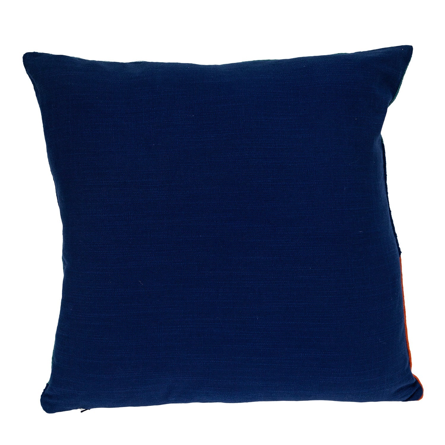 20" Blue and Yellow Cotton Throw Pillow FurniFindUSA