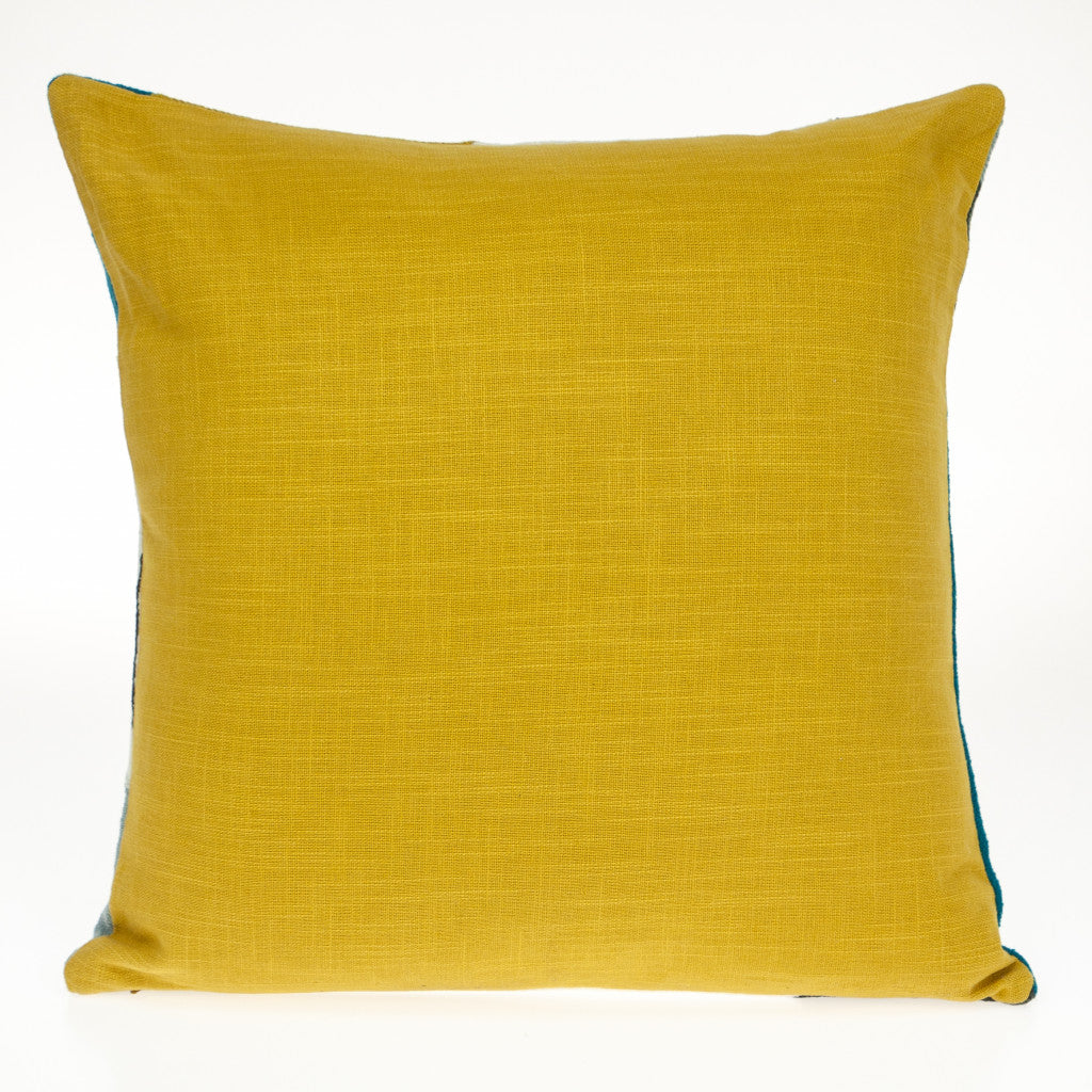 20" Brown and Black Cotton Throw Pillow FurniFindUSA