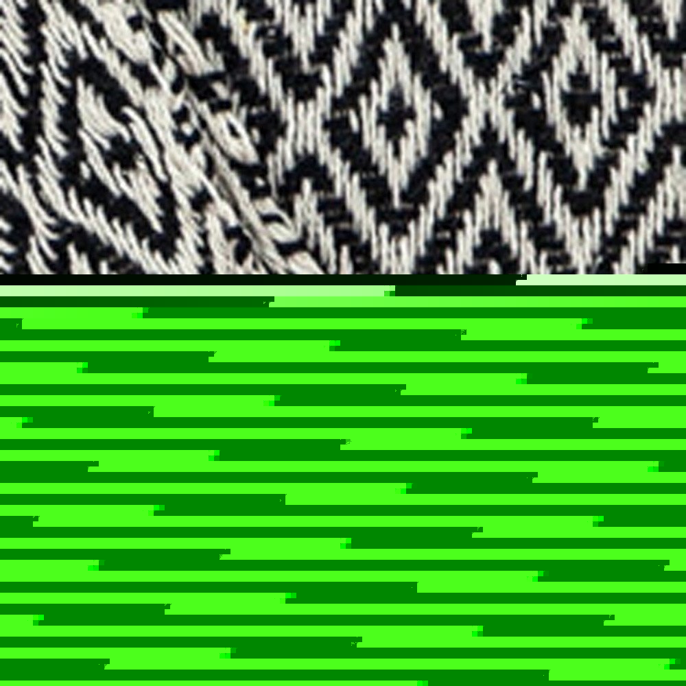52" X 67" Black And Beige Geometric Diamond Throw Blanket with Tassels HomeRoots