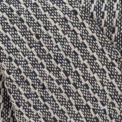 52" X 67" Beige and Black Quilted Cotton Abstract Throw Blanket HomeRoots