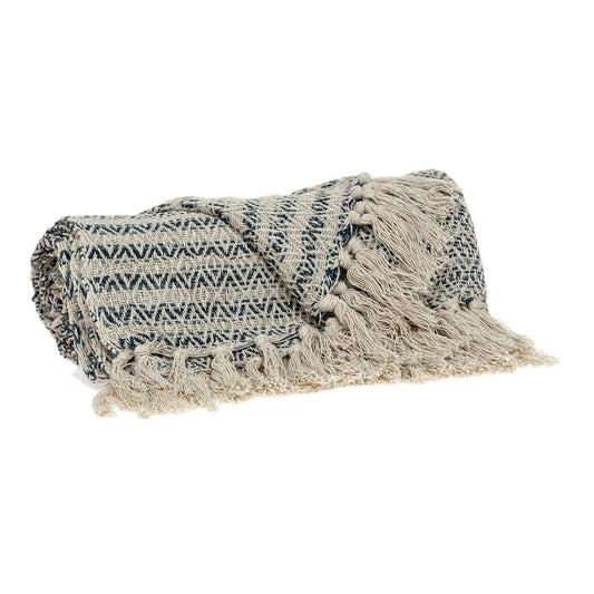Beige and Taupe Diamond Weave Handloom Throw HomeRoots