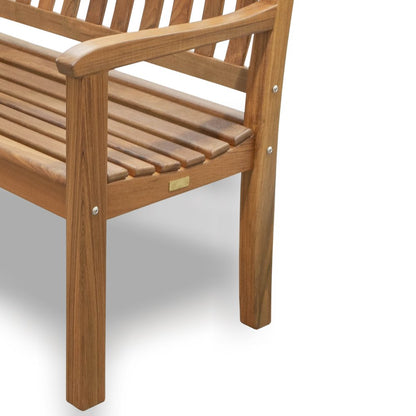 60" Teak Solid Wood Garden Bench HomeRoots