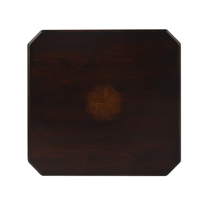 27" Dark Brown And Cherry Manufactured Wood Rectangular End Table With Drawer And Shelf HomeRoots