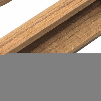 Set of Two Brown Teak Wood Drawer Pull Knobs HomeRoots