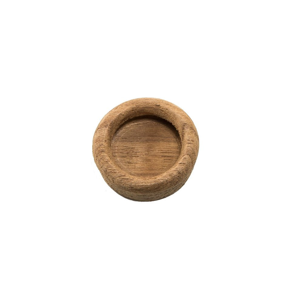 Set of Two Brown Wood Drawer Pull Knobs HomeRoots