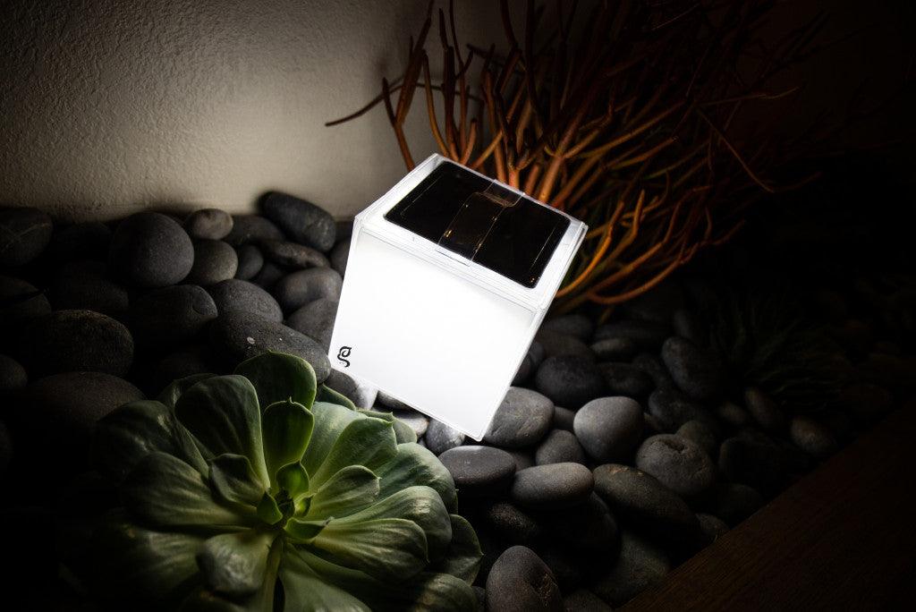 5" Modern Square Portable and Hangable Solar Lantern - FurniFindUSA