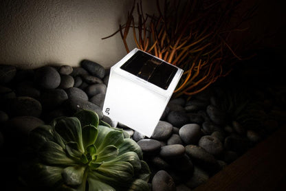 4" Modern Square Portable and Hangable Solar Lantern - FurniFindUSA