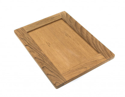 15" Brown Solid Wood Framed Accent Mirror HomeRoots
