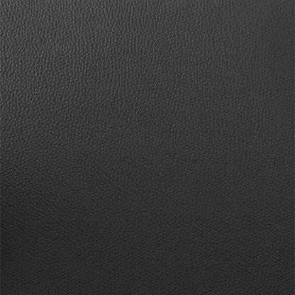 30" Black Faux Leather And Iron Swivel Low Back Bar Height Bar Chair