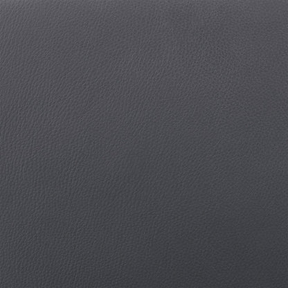 25" Slate Gray And Silver Iron Swivel Low Back Counter Height Bar Chair HomeRoots