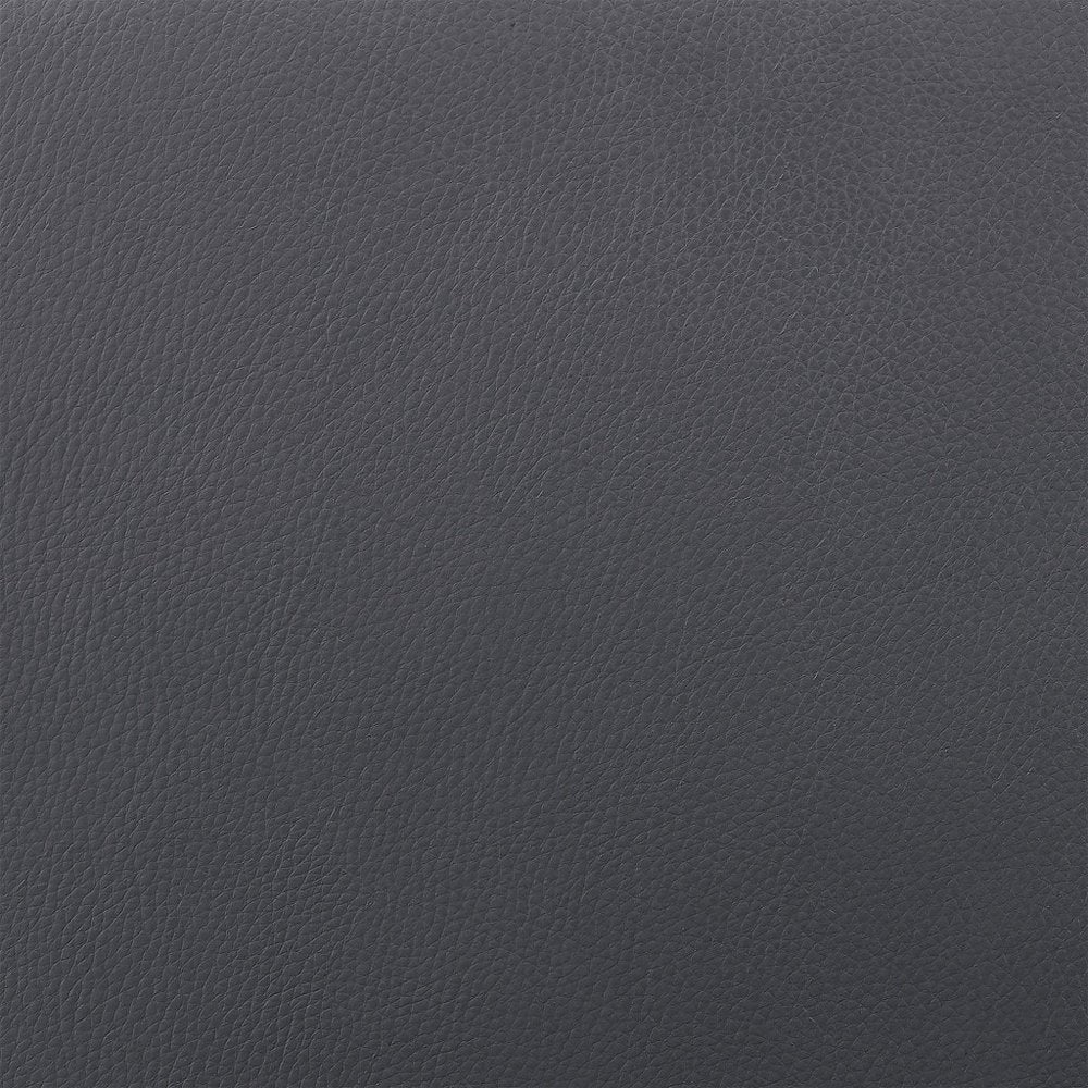 29" Slate Gray And Silver Iron Swivel Low Back Bar Chair HomeRoots