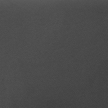 30" Gray And Silver Fabric And Iron Low Back Bar Height Swivel Bar Chair HomeRoots