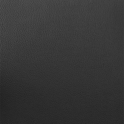 26" Black Faux Leather And Iron Low Back Counter Height Swivel Bar Chair HomeRoots