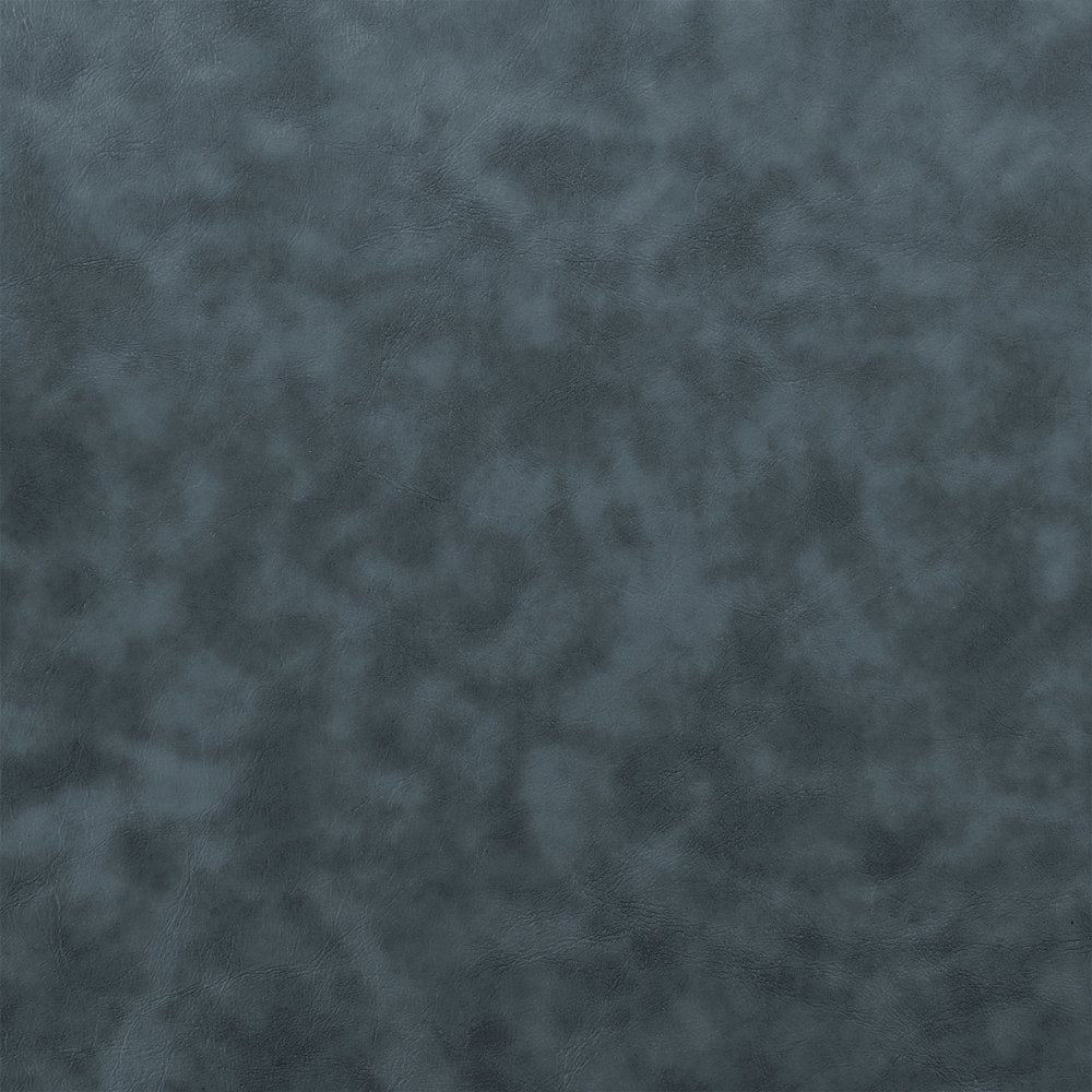 30" Blue And Silver Faux Leather And Iron Swivel Low Back Bar Height Bar Chair HomeRoots