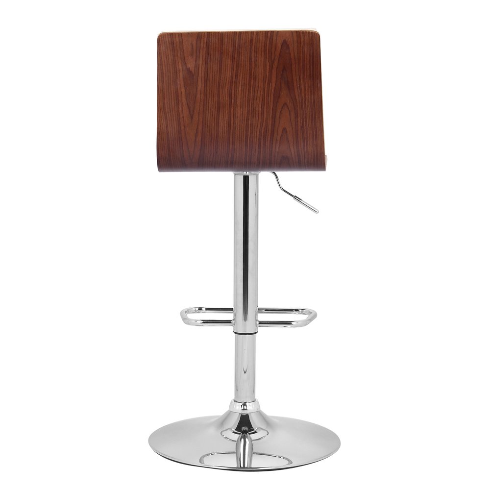 Cream And Silver Fabric And Iron Low Back Adjustable Height Swivel Bar Chair HomeRoots