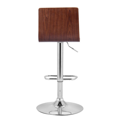Cream And Silver Fabric And Iron Low Back Adjustable Height Swivel Bar Chair HomeRoots