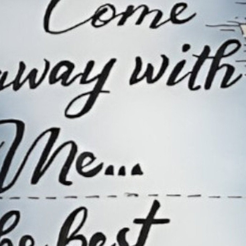 Globe Come Away with Me Hand Painted Mouth Blown Glass Ornament HomeRoots