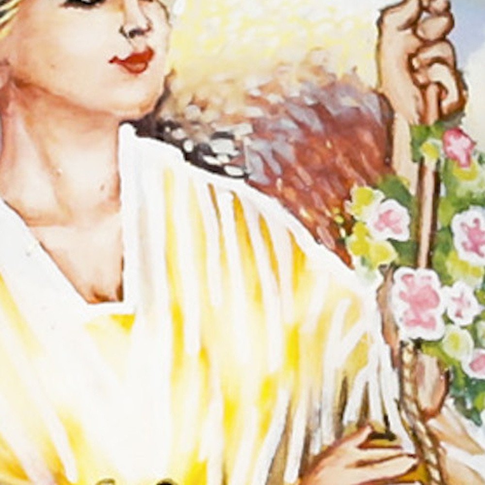 Angel Divine Hand Painted Mouth Blown Glass Ornament HomeRoots