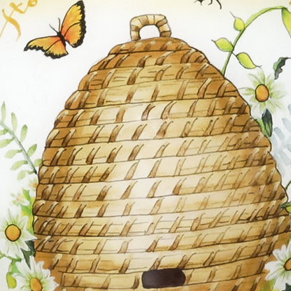 Beehive Home Sweet Home Hand Painted Mouth Blown Glass Ornament HomeRoots