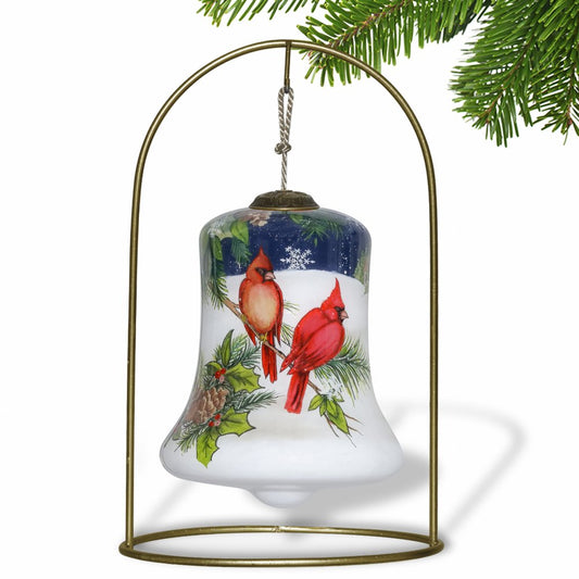 Red White And Blue Glass Holiday Shaped Ornament HomeRoots