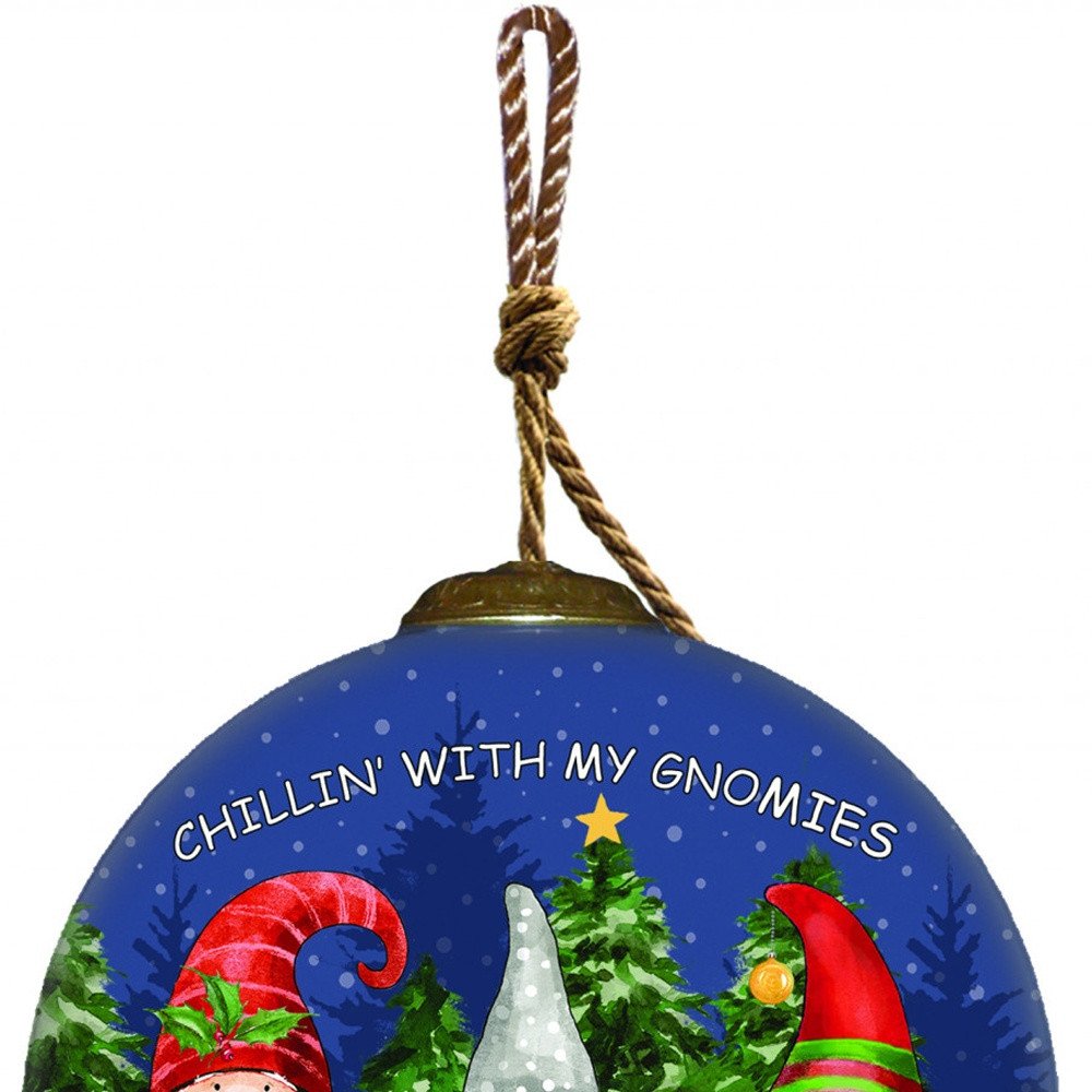 Red Blue And Green Glass Ball Ornament HomeRoots