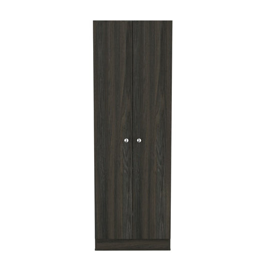 71" Dark Brown Wood Pantry Or Storage Closet HomeRoots