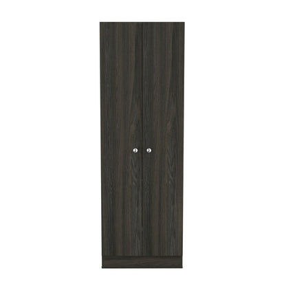 71" Dark Brown Wood Pantry Or Storage Closet HomeRoots
