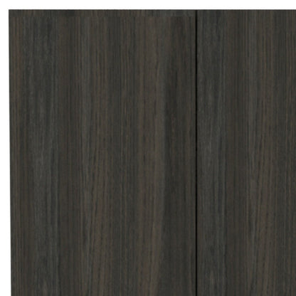 71" Dark Brown Wood Pantry Or Storage Closet HomeRoots