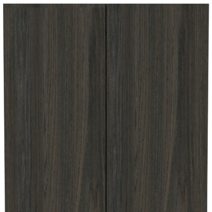 71" Dark Brown Wood Pantry Or Storage Closet HomeRoots