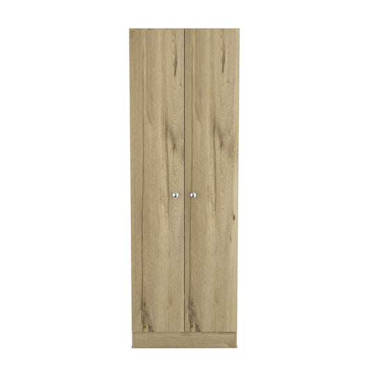 71" Oak Wood Pantry Or Storage Closet HomeRoots