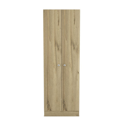 71" Oak Wood Pantry Or Storage Closet HomeRoots