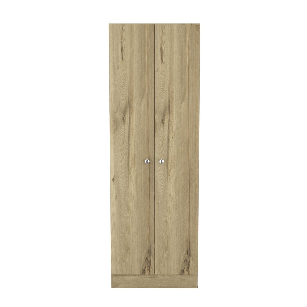 71" Oak Wood Pantry Or Storage Closet HomeRoots