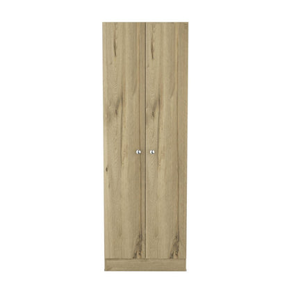71" Oak Wood Pantry Or Storage Closet HomeRoots
