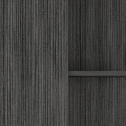 20" Gray Wood Accent Cabinet With Single Door