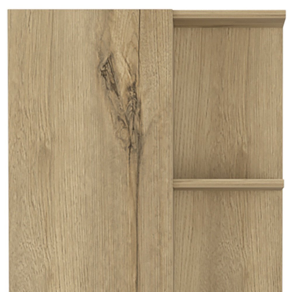 62" Oak Wood Pantry Or Storage Closet HomeRoots