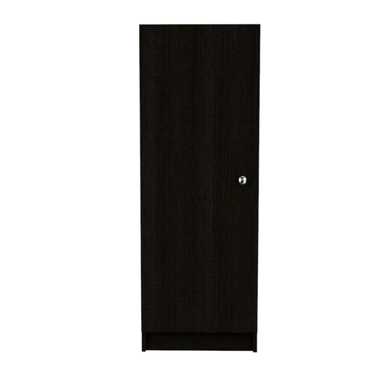 47" Black Wood Pantry Or Storage Closet HomeRoots
