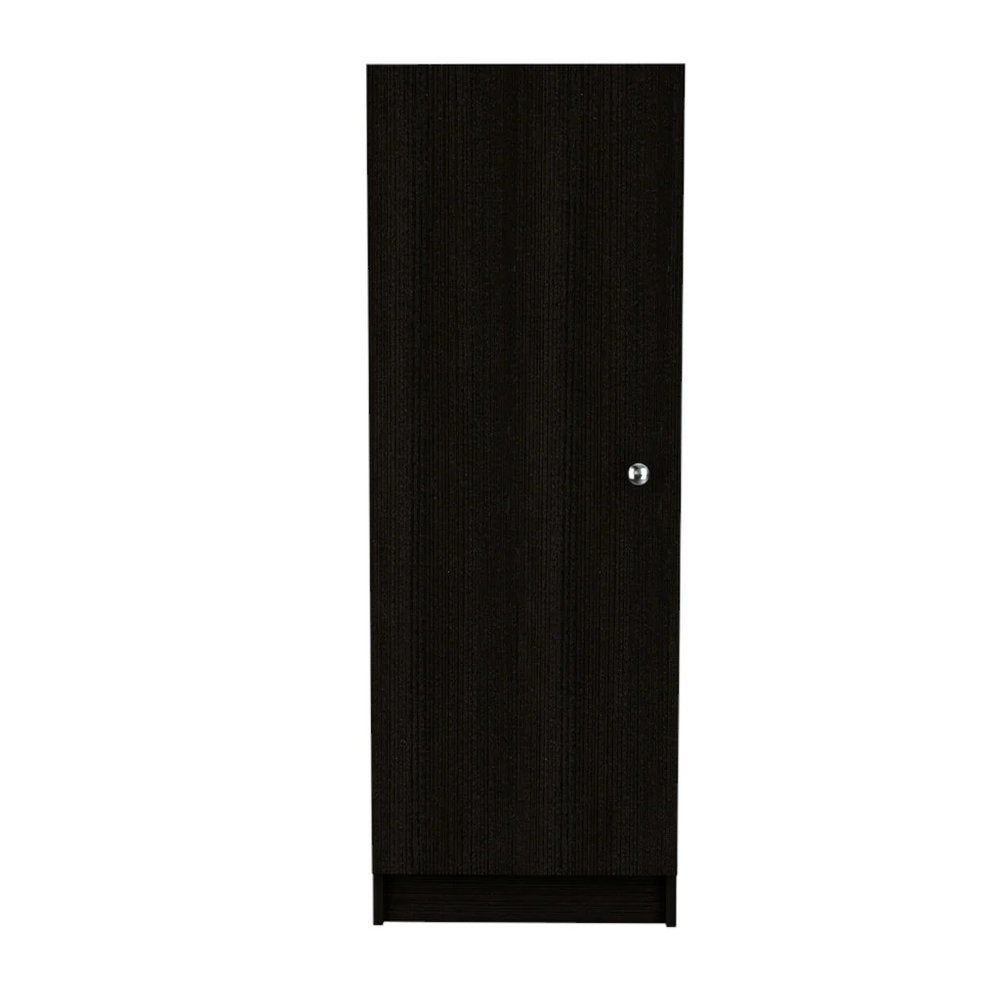 47" Black Wood Pantry Or Storage Closet HomeRoots