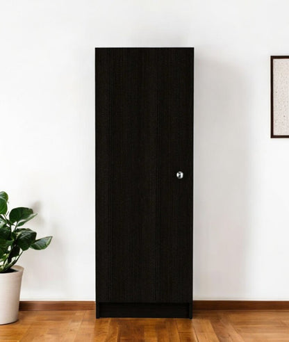47" Black Wood Pantry Or Storage Closet HomeRoots