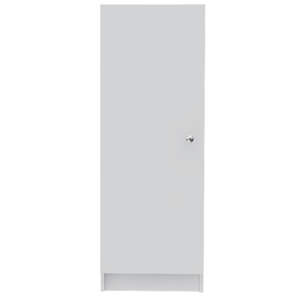 47" White Wood Pantry Or Storage Closet HomeRoots