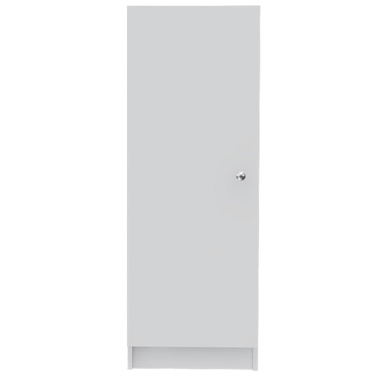 47" White Wood Pantry Or Storage Closet HomeRoots