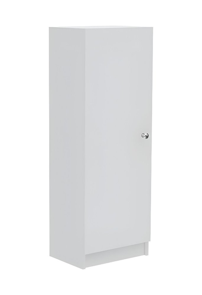 47" White Wood Pantry Or Storage Closet HomeRoots