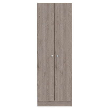 71" Light Gray Wood Pantry Or Storage Closet HomeRoots