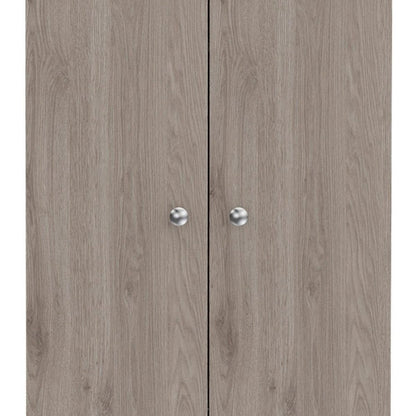 71" Light Gray Wood Pantry Or Storage Closet HomeRoots