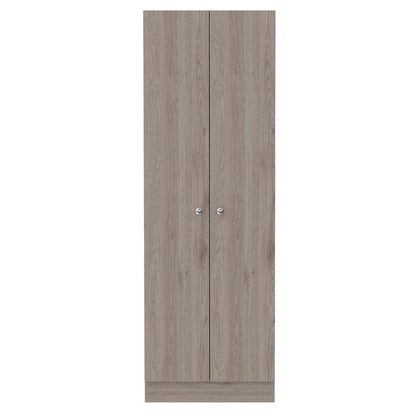71" Light Gray Wood Pantry Or Storage Closet HomeRoots