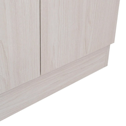 71" Light Gray Wood Pantry Or Storage Closet HomeRoots