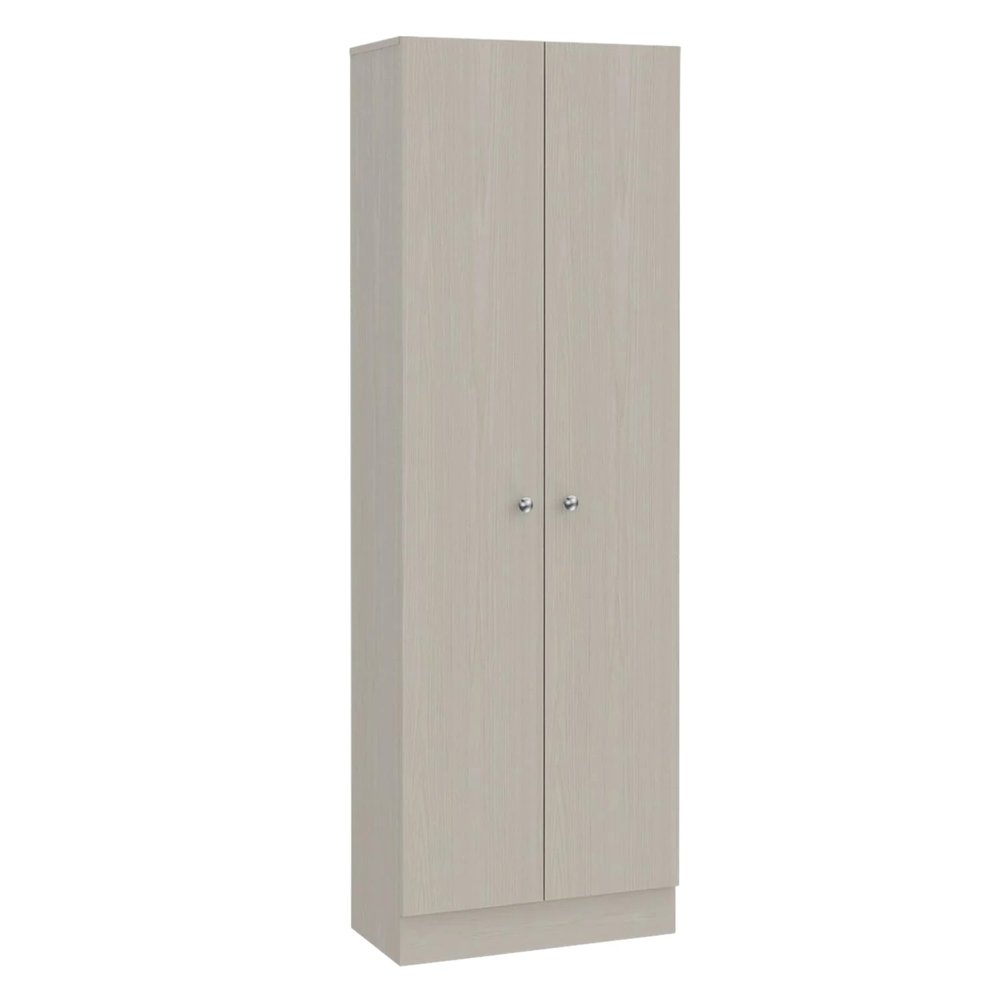 71" Light Gray Wood Pantry Or Storage Closet HomeRoots