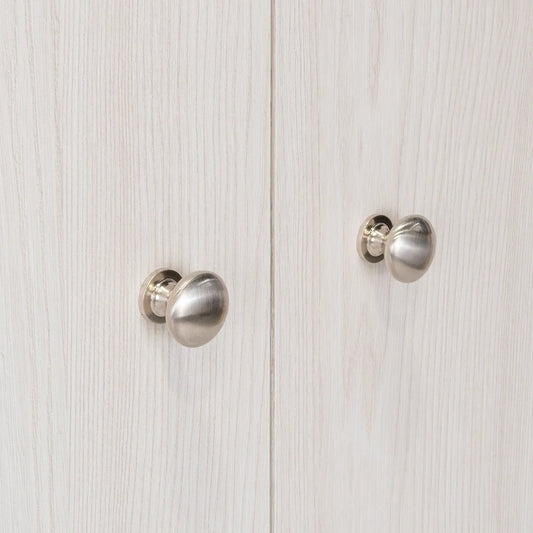 71" Light Gray Wood Pantry Or Storage Closet
