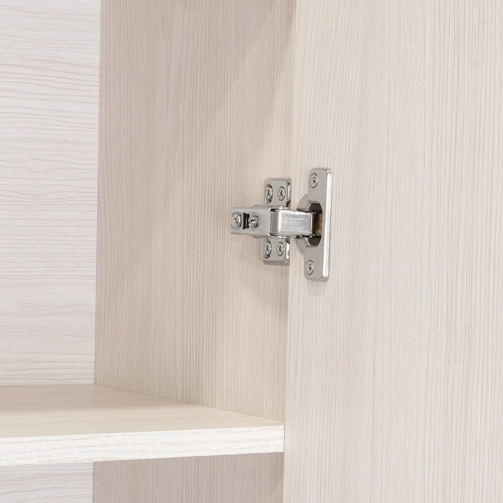 71" Light Gray Wood Pantry Or Storage Closet HomeRoots
