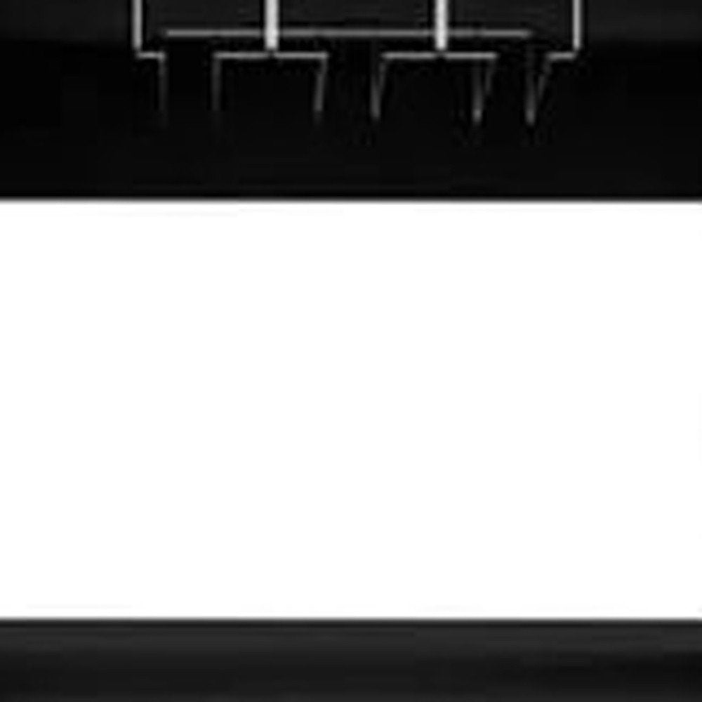 63" Black Wood Bar Cabinet With Two Drawers HomeRoots